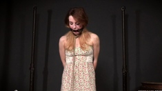 Amateur fetish BDSM action with redhead
