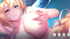 Lengthy haired Blonde hentai