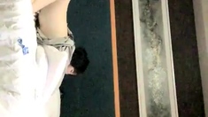 Japanese babe amateur doggystyled