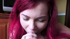 Hot amateur pov blowjob handjob