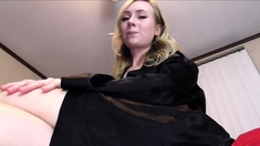 hot amateur blonde close up masturbation HD