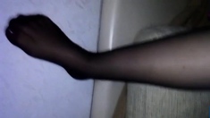 Wet Stockings Amateur