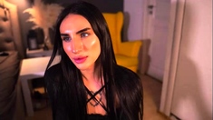 Amateur Babe in Glasses jerks cock for facial