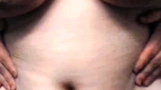 Amateur striptease and Solo masturbation