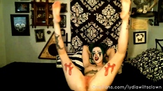 Beautiful Sonya having a horny solo toy masturbation