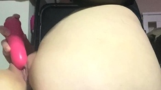 Girls Out West Amateur double toy masturbation