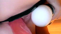 hot amateur blonde close up masturbation HD
