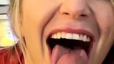 Amateur Blonde Blowjob CIM