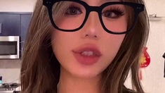 Cute curly brunette solo webcam masturbation