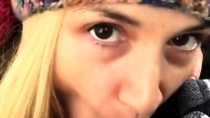 Sexy amateur blonde blowjob amp cumshot HD