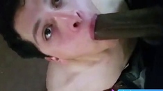 Big Cock Interracial Amateur Fucks Lil' Twink Bruno