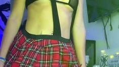 Amateur Blonde Teen Plays Solo with Toy Webcam Porn