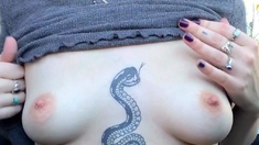 Amateur teen outdoor sex