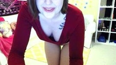 Brunette Solo Webcam Masturbation