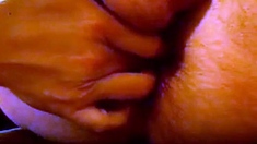 Bareback Creampie: Self-fucking My Ass