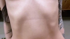 Small titted teen from EU masturbating