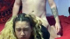 Cum On Her Face: Hardcore Amateur Teen Fucked Hard.