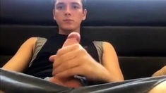Twink Wanks On Webcam