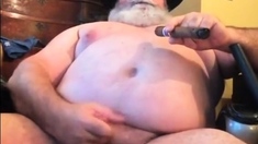 Chubby Daddy Bear Plays Solo