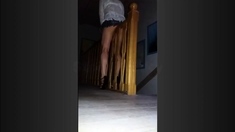 Kinky Cowgirl Sissy Slut Rides a Sex Toy