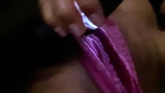 Black Slut Close Up Toy Double