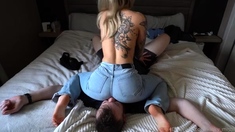 Kinky Mistress Sofia - Blue Bomb Jeans