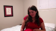Hot brunette close up pussy masturbation on cam