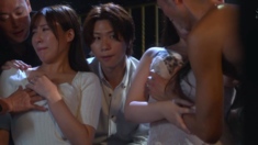 Japanese group sex with pussy licking and fucking