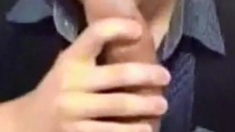 Twink Takes Big Cock Anal And Blowjob In Public Stall