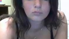 Brunette Solo Webcam Masturbation