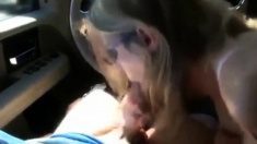 Blowjob in the car