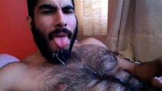 full hairy young man cum in mouth