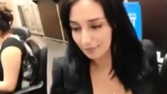 Flashing In Public Internet Cafe Publicflashing
