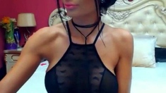 Hot girl play with pussy and show herself