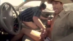 Public fuck in car park.