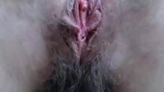 Very Cute Hairy Blonde Pussy 2